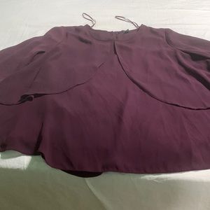 Deep wine, full sleeve top, size 12- by Atmosphere